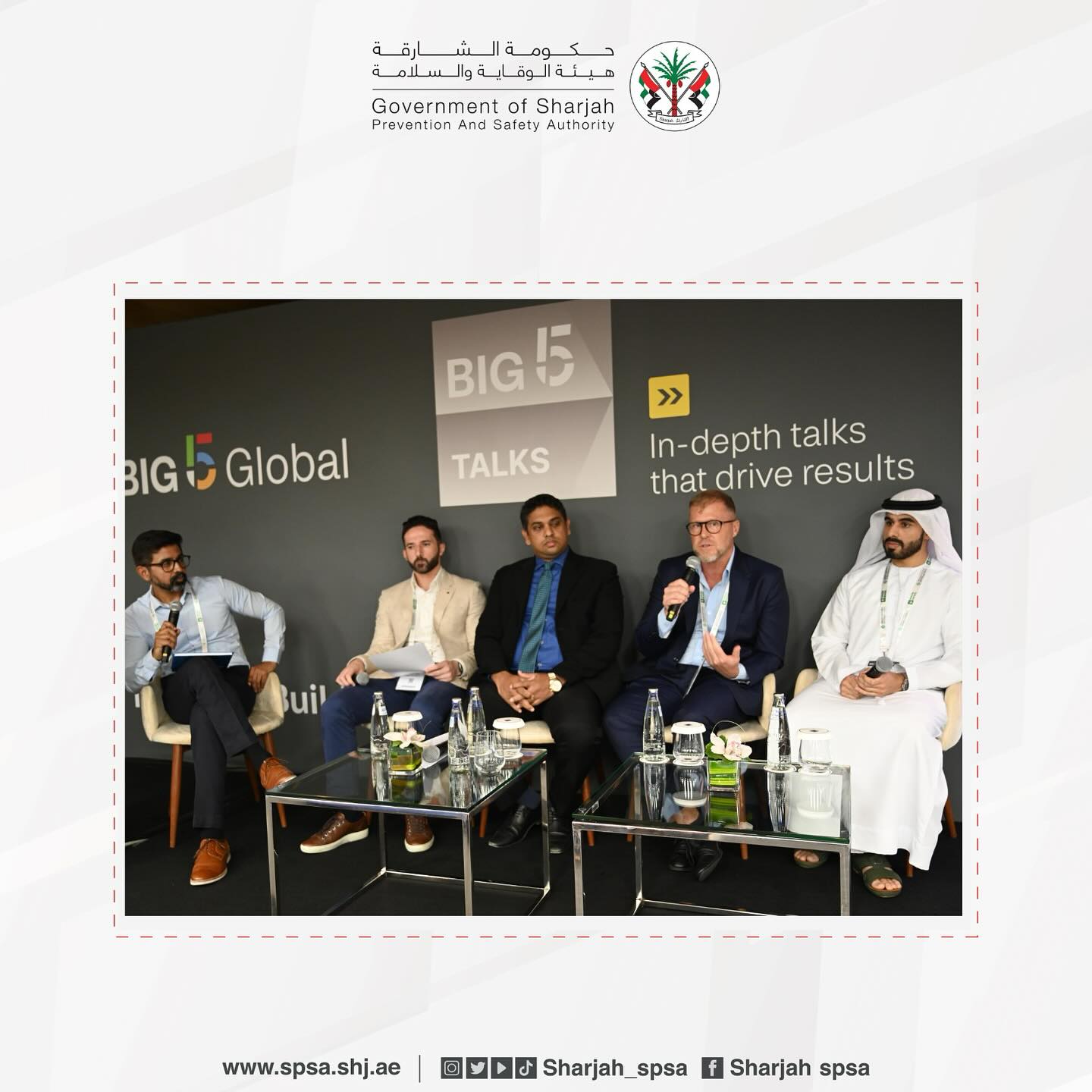 Prevention and Safety Authority participated in the Big 5 Global exhibition