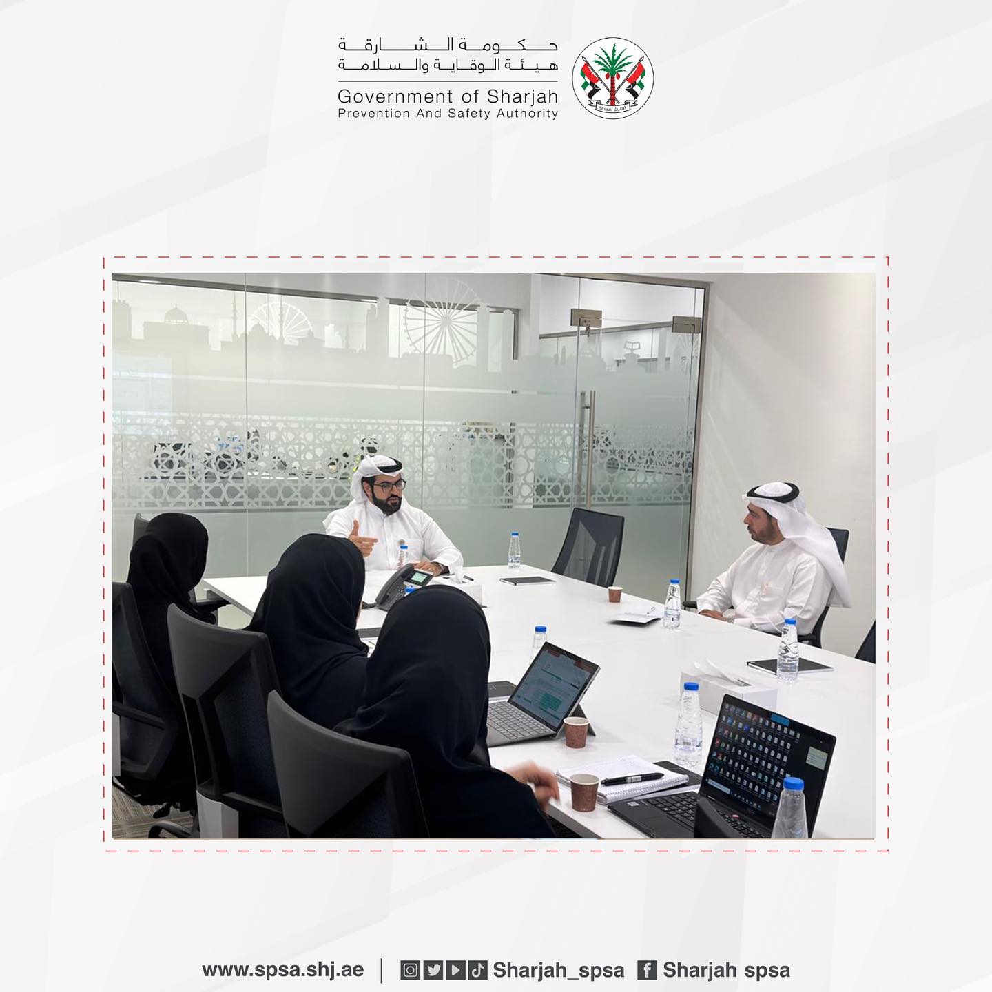 A meeting with the Sharjah Educational Zone to enhance joint cooperation