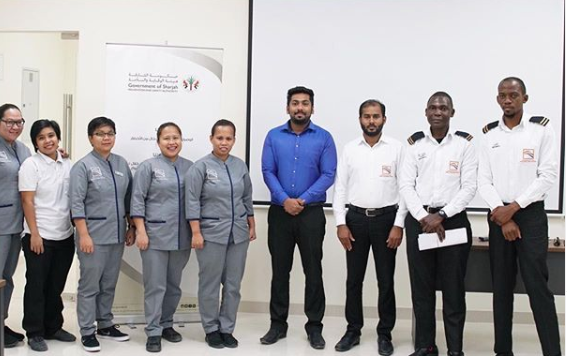 Salama Institute for Preventive Training trains the support workers and security men