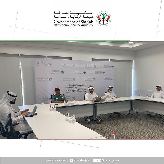 Meeting of the Executive Committee for Business Continuity in the Emirate of Sharjah