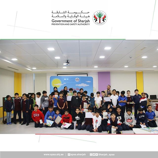 Prevention and Safety Authority, in cooperation with the American School of Creative Science in Sharjah, presented the awareness program (Prevention and Safety with Salama and Hammoud)